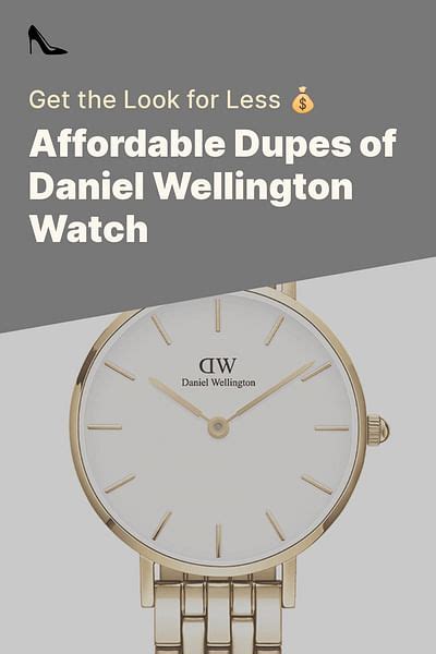 daniel wellington women watch dupes|daniel wellington online shop.